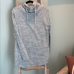Heathered mint green/blue sweatshirt